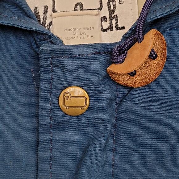 Vintage Woolrich US Navy Utility Jacket Large 24x24 Military Hooded Field Coat - Picture 15 of 16